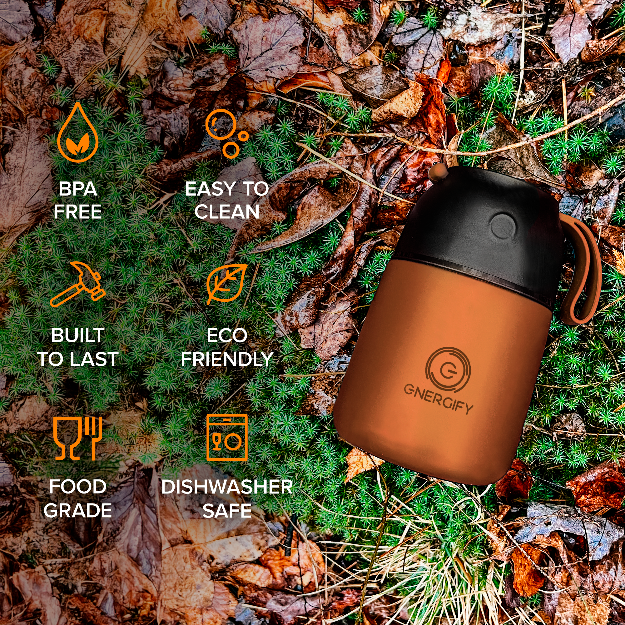 17 oz VACUUM INSULATED FOOD JAR - SPICED COPPER