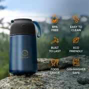 24 oz VACUUM INSULATED FOOD JAR - VELVET BLUE